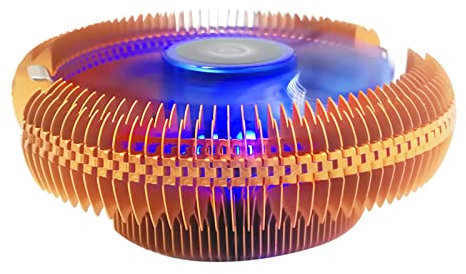 Bydezcon Piccolo radiatore dell'aria della CPU per LGA 775 1150 1155 1156 1366 2011 Buon dissipatore di calore di radiazione di alluminio