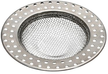 2 Pcs Kitchen Sink Strainer Bathroom Strainer Stainless Steel Wire Bathroom Hair Blocking Sink Strainer Prevents Pests Prevents Rust Universal 7.8cm Shower Drain Dense Filter Holes