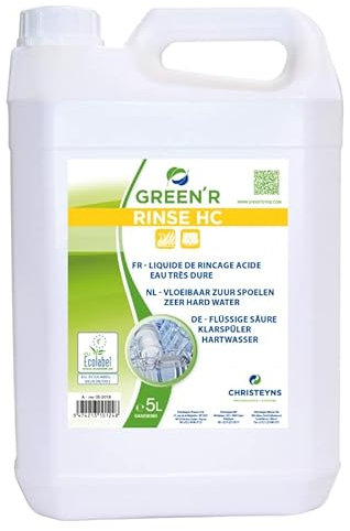 Liquide de rinçage (eau dure) - bidon de 5L - Prest'hyg