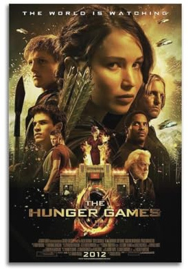 KSOXDAITIP Filmposter Tribute von Panem, dekoratives Gemälde, Leinwand, Wandposter und Kunstdruck, modernes Familienschlafzimmer-Dekor-Poster, 40 x 60 cm