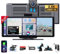 Vtopek Carplay Display mit Exklusive Halterung Apple Carplay Android Auto Display mit 2,5K Dashcam 10,26 Zoll Touchscreen Buddy Display Carplay mit Rückfahrkamera Bluetooth Navigation Siri 64G-Karte