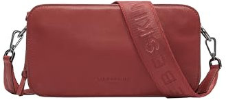 Liebeskind Berlin Damen-Umhängetasche „Clarice M“ – Crossbody Bag Damen aus Leder mit verstellbaren Schulterriemen – Damen-Schultertasche, großzügige Fächer mit Reißverschluss und Knopfverschluss