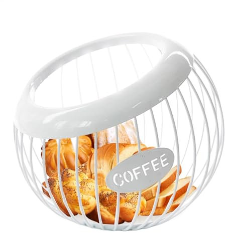 Cesta para cápsulas de café, soporte de hierro de gran capacidad, elegante organizador de escritorio, almacenamiento que ahorra espacio para encimera de cocina, accesorio moderno para estación de