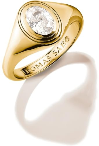 THOMAS SABO Damen-Damenring Silber Zirkonia
