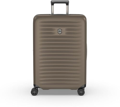 Victorinox Airox Advanced Medium Case, Reisekoffer, Leicht, Damen/Herren, 46 x 29 x 69 cm, 75 l, Erweiterbar, Taupe Braun