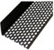 Lüftungsprofil 30 x 60 schwarz/Bd a 10 x 2,5 m Stäbe