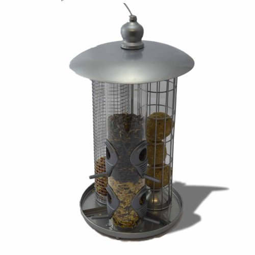 Kingfisher Deluxe 3 in 1 Suet Fat Ball Seed and Nut Feeder