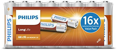 Philips LongLife R6L16F/10 batteria per uso domestico Single-use battery AA Cloruro di zinco