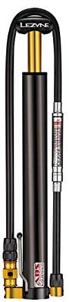 Lezyne Micro Floor Drive HVG Bodenpumpe, Black/Hi Gloss, 300 mm