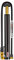 Lezyne Micro Floor Drive HVG Bodenpumpe, Black/Hi Gloss, 300 mm