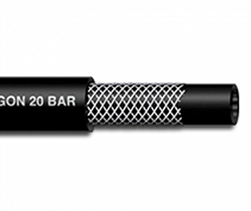 TUBO ARIA COMPRESSA X COMPRESSORE 20 bar FLESSIBILE RETINATO 6X14 mm 50 MT