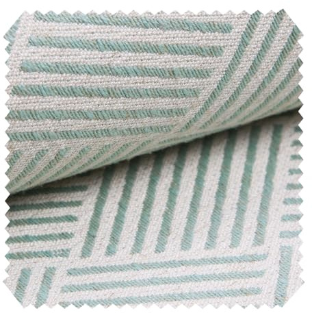 novely® exquisit Modena - Stilvoller Möbelstoff Melange Polsterstoff 1lfm | Farbe: 03 Creme Mint-Grün