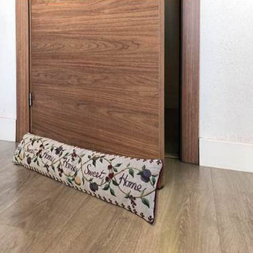 Bresme Burlete Textil Decorativo - Aislante Térmico para Bajos de Puertas, Diseño Original de la ColecciónHome, con Dimensión Universal de 85 cm de largo