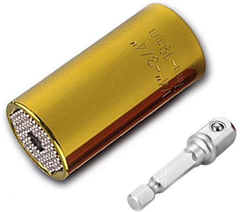 Universalnuss Steckschlüssel Bestes Männer Geschenke - Universal Steckschlüssel Mehrfunktionaler Werkzeug Geschenk, Universal Nuss Werkzeug, 7-19mm Universal Schraubendreher Gadgets für Männer