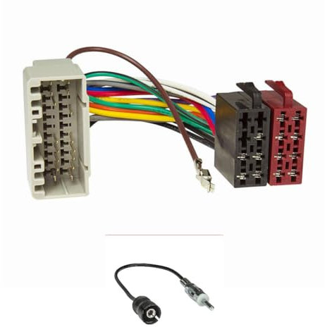 tomzz Audio 7006-005 Radio Adapter Kabel Set kompatibel mit Chrysler Jeep Dodge ab 2001 auf 16pol ISO Norm