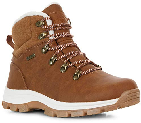 Trespass Damen-Schneestiefel, wasserdicht, Kunstfell, gefüttert, Winter-Blair