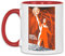 wowshirt Tasse Sowjetunion Propaganda Poster Sowjetische Plakat Russland USSR, Farbe:27 White Red