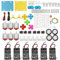 AOMAG Kit de Mini Moteur Electrique DC pour Enfants, 6 Set 159pcs avec Engrenages en Plastique, Arbre hélice, Roues en Plastique pour DIY STEM Engineering Toy Science Project