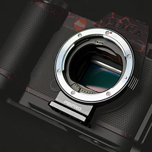 PEIPRO EF-L Bague d'adaptation pour objectif Canon EF sur Panasonic Lumix L Mount S5 S1 S1R S1H Sigma FP