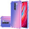 Gufuwo Funda para Redmi Note 8 Pro M1906G7I Case Ultrafina Degradé Antiarraños con TPU Flexible y Protección Antigolpes Funda Protectora para Xiaomi Redmi Note 8 Pro Azul/Rosa