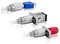 SKYSHL SM 9/125um (1*FC-SC+1*FC-ST+1*FC-LC) LWL Verbinder FC UPC(Stecker) zu LC SC ST UPC(Buchse) Adapter Simplex Konverter Glasfaser Kupplungen für OTDR/OLS/OPM/VFL/Glasfaser(FUU3)