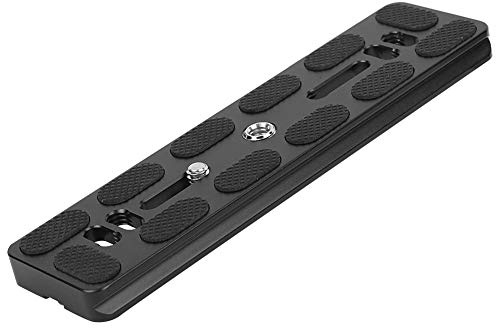 VBESTLIFE Plaque de Dégagement Rapide, pour Rotule Arca Mount, Plaque de Dégagement Rapide de Rotule en Alliage D'aluminium, avec Vis 1/4in(150 mm/5,9 Pouces)