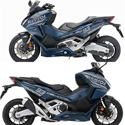 FEMEIN Accessori per Decalcomanie in Gel 3D per Moto per Honda Forza 750 NSS 750 Adesivi Protettivi Decorativi per Serbatoio Carburante (Color : 4)