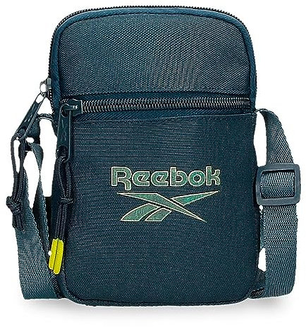 Reebok Summerville Umhängetasche, klein, Blau, 12 x 17 x 2,5 cm, Polyester, blau, Talla única, Kleine Umhängetasche