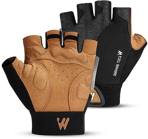 West Biking Fahrradhandschuhe Herren - Neu Gestaltet MTB Handschuhe Atmungsaktiv Rennrad Handschuhe Fingerlos, Rutschfestes Fahrrad Handschuhe Damen Sommer reflektierender kletterhandschuhe (XL)