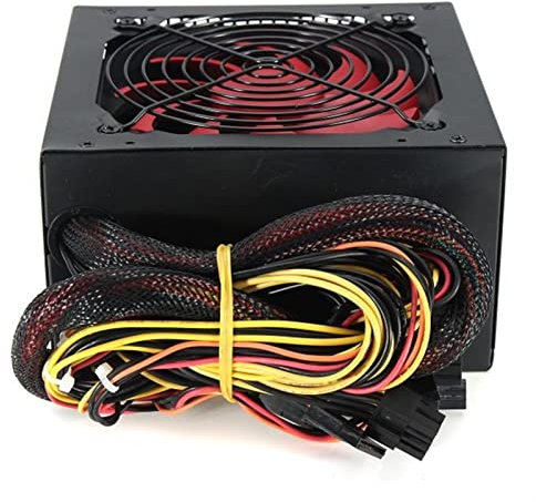 KLVN 800W multicanal Ordenador Personal Fuente de alimentación 12 cm Fuente de alimentación de alimentación para Intel AMD PC 12V ATX ​​SLI PCI-E Juego de Azar