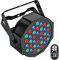 GdjRttk RGB LED Par Strahler, 72W Bühnenlicht mit Fernbedienung und DMX 7CH, 36 LED Partylicht mit 7 Beleuchtung Modi für Disco Partys Bar Halloween Weihnachten