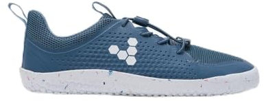 Vivobarefoot Primus Sport III, Junioren, vegane Minimalistische Schuhe mit Barfußsohle, Indigo/Mandala-Traum, 4.5 Wide Big Kid