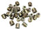30 PCS M5 Gewindeeinsatz Einschraubmutter, Gewindehülse Einschlagmuttern, M5x10mm Schnittstelle Innensechskant Muttern, Einschraubmutter mit Abdeckrand, Hex Innensechskantmuttern aus verzinktem Stahl