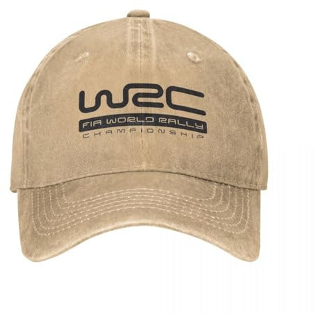 Unisex-Baseballkappe Hip-Hop-Mode WRC-Rallye-Weltmeisterschaft Logo Schwarze Mütze Cowboyhut Weihnachtshüte Männer Baseballkappe Sonnenkappe Damenkappe