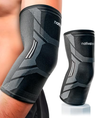 NativoDex Ellenbogenbandage, Tennisarm Bandage, Epicondylitis, Golferarm