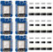 Heemol 6 Stück ESP8266 Micro USB Entwicklungsboard ESP8266 Mini ESP8266 NodeMCU mit ESP8266-12F WLAN-Modul CH340G