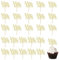 24 Stück Cupcake Toppers, Tortenstecker für Hochzeit, Jubiläum, Verlobung, Antrag - Gold Glitter Hochzeit Brautdusche Kuchen Dekorationen Partyzubehör Mr & Mrs Deko