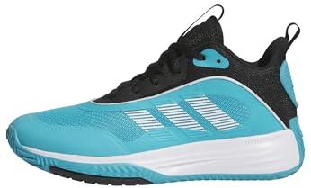 adidas Herren OWNTHEGAME 3.0 Shoes Basketball-Schuhe, Lucid Cyan/FTWR White/core Black, 49 1/3 EU