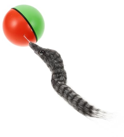 ORFOFE Electric Weasel Toy Rolling Ball for Cat and Beaver Play | Battery Operated, Lightweight Motorized Design, Plastic Build, Leisure Time Play, Cat and Beavers