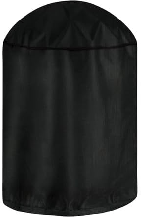 Milageto Funda para Parrilla, Funda para Barril, Resistente a la Intemperie, Resistente al Viento, Funda para Barbacoa pequeña, Funda para Barbacoa para Todas