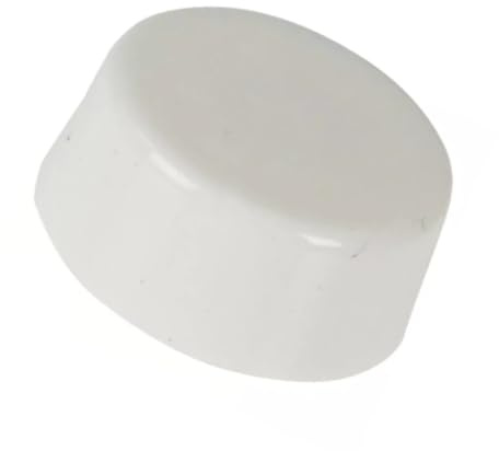 Aspares for Hob Oven Gas Ignition Switch Button Cover Lighter White Knob Compatible with Diplomat 11300030