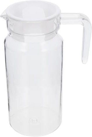 HOLIDYOYO Acryl Bierkrug Großer Getränkekrug Transparenter Saftkrug 0,8l Wasserfester Getränkebehälter Für Büro Und Zuhause