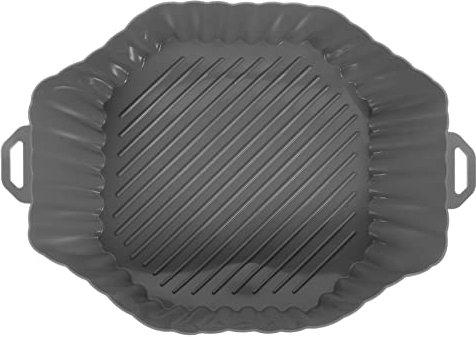 GREENADSCAPE Non-Stick Square Air Fryer Liner Reusable Silicone Pot Mat for Cooking Parchment Insert for Air Fryer Accessories
