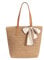 CorkAllin Sommer Strohtasche Korbtaschen, Hobo Strand Umhängetasche für Damen, Vintage Leichte Faltbare Geflochtene Tragetasche für Reisen, Arbeit mit reißverschluss (Aa-Brown 01)