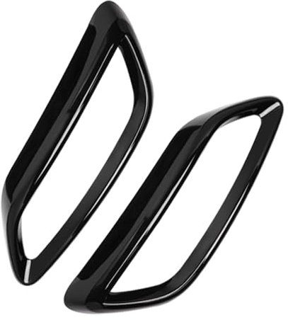 GwwEi6 Auspuffrohr Abdeckung Schalldämpfer Spitze Endrohrblenden Für Audi A3 8Y 2021 2022,Edelstahl-Auto-Styling-Außenzubehör Auspuffblende