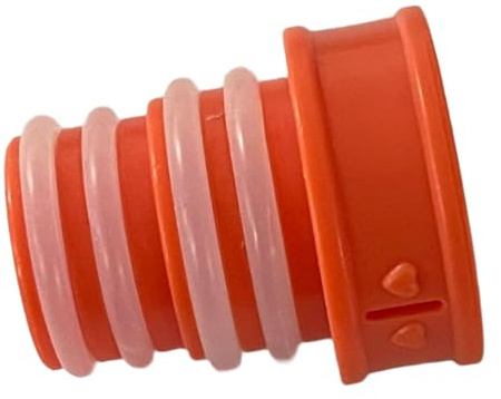 MagiDeal Bidet Cap for Water Bottle Fits Water Bottle Travel Bidet Cap Bidet Nozzle for Personal Woman Using, Orange