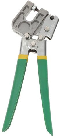 Operitacx Crimper Zange Aus Stahl Mit Punch Lock Einhand-klemmzange Für Metallprofile Geeignet Für Trockenbau Ergonomische Zange Mit Rutschfestem Griff Für Stanzverbindungen Ohne Bohren Niet