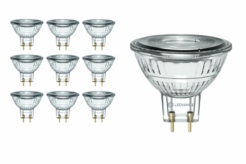LEDVANCE 10x LED MR16 Spot, 36° P, Warmweiß, 3.4W, GU5.3, 12V, 345lm, 3000K 10er SPARPACK