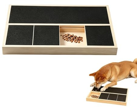 Tavoletta Grattaunghie Per Cani Raschietto Toelettatura in Legno con Carta