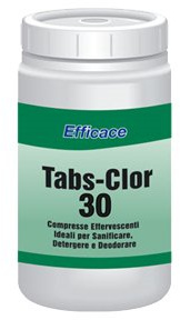 Disinfettante Efficace Cloro Tabs 300 pastiglie kg.1.